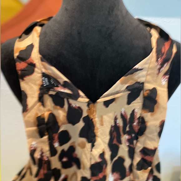 SHEIN Curve | Size 4XL (US 20) | Leopard | Animal Print | Mini Dress | ALine - Picture 6 of 12